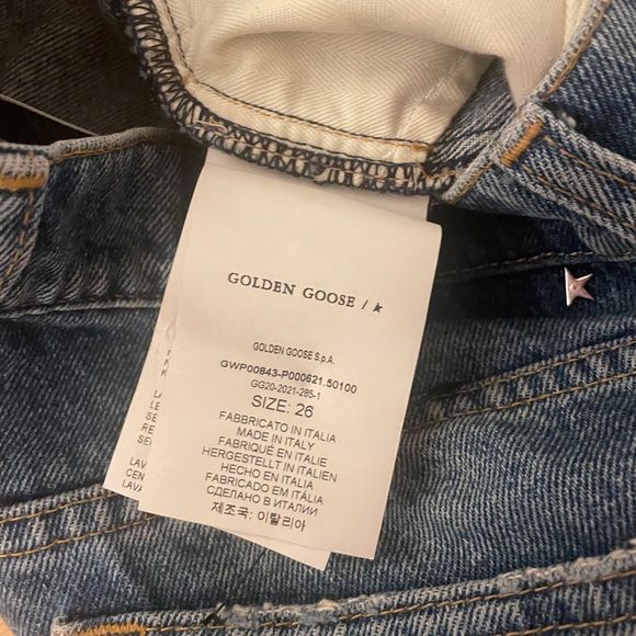 Golden Goose Deluxe Brand Deryn Blue Womens Jeans - Picture 8 of 8